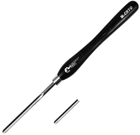 FindBuyTool Wood Turning Tool for Lathe, 3/8 Spindle Lathe Tool Chisel for Woodturning, M2 HSS Wood Lathe Spindle Turning Tools for Woodworking DIY Enthusiasts (1 PC)