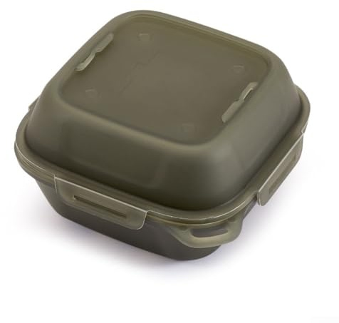 Qualoramall Boîte de rangement à œufs en polypropylène et silicone avec 4 compartiments sécurisés pour camping, pique-nique, randonnée, barbecue et voyage en plein air, compact