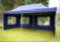 Nexos Pavillondach Ersatzdach Wechseldach für Profi Falt-Pavillon 3x6m - Dachplane 270g/m² PVC-Coating versiegelte Nähte wasserdicht – Farbe: blau