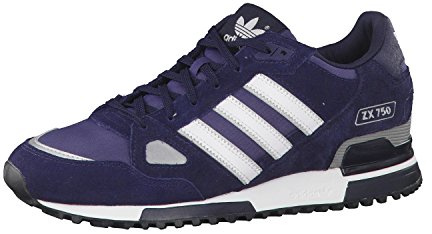 adidas Men's Zx 750' Sneaker, Blue Navy White Dark Navy, 7 UK