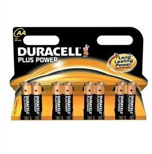 Pila Duracell 8 Pz. plus power AA stilo 1500