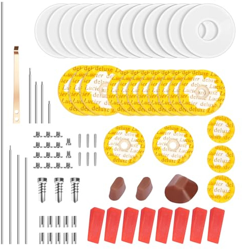 Flute Pad Kit,Practical DIY Repair Maintenance Kit Set Musical Instrument Parts Accessories replacement for Flute