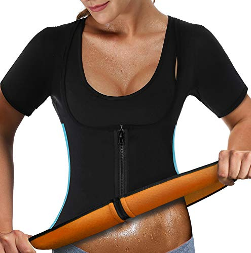 NonEcho Body Shaper da donna per sauna, tuta da donna, in neoprene, per allenamento