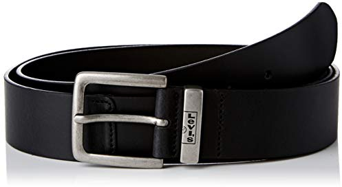 Levi's Unisex New Albert Plus Gürtel, Black, 130