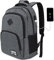 YAMTION Zaino Porta pc con Porta di Ricarica USB,Zaino Impermeabile,Zaino per Computer da 15.6 Pollici per Business (GJB6-Grigio Scuro)