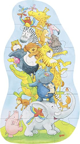 XXL Puzzle Tierpyramide (Kinderpuzzle)