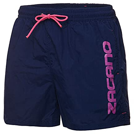 ZAGANO Adam Lipski Swimming Trunks Men Long 5115 - Boxer pour Homme - Swim Trunks Men Swimming Trunks - Bath Beach - Swimming Shorts Boys - Shorts - Training Pants - Beach Shorts (Bleu Marine, 5XL)