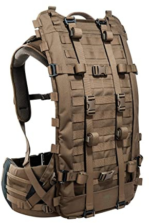 Tasmanian Tiger TT Base Carrier flexibel mjuk krax, modulär lastkrax med molle system, flexibelt expanderbart lasthållare, Coyote Brown