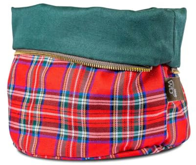 WD Lifestyle Cestino per il pane in tessuto con cuscino riscaldante Multicolore, WD571DECR