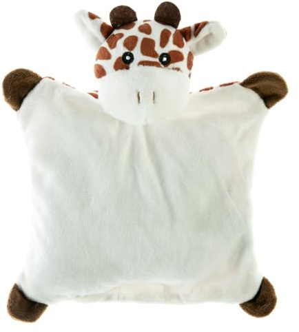 Pelucho - Bouillotte Bébé Girafe - Bien-Être, Chaleur et Douceur - Micro-Ondable - Grains de Blé et Fleurs de Lavande - Fabriquée en France