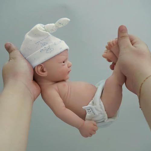 MYREBABY - Muñeca de Silicona de Cuerpo Completo con micropreemie de 30,5 cm, para niños, John Lifelike Reborn Doll Surprice para niños antiestrés