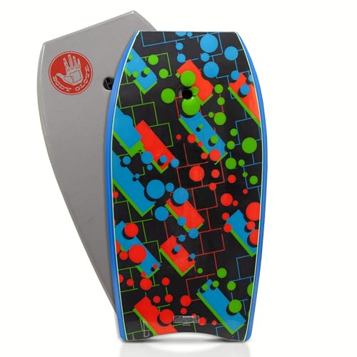 Body Glove Method - Tabla de bodyboard de 42.5 pulgadas para niños y adultos, tabla de surf ligera con correa de muñeca, núcleo EPS de XPE y piel inferior de polietileno de alta densidad