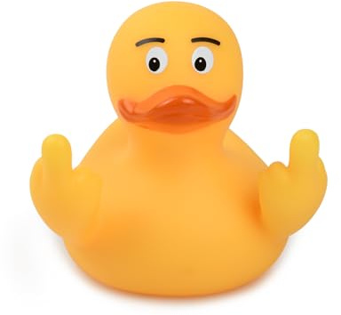 Middle Finger Rubber Ducks 3 Funny Rubber Ducks Giving Two Middle Fingers for Ducking Cool Dashboard Decorations Car Accessories