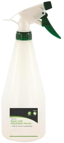 Dunnet Tools Large 750ml Spray Bottles For Cleaning Solutions and Gardening Plant Water Durable Trigger Sprayer Refillable Spray Bottles for Hair Clear Plastic Bottle (1)