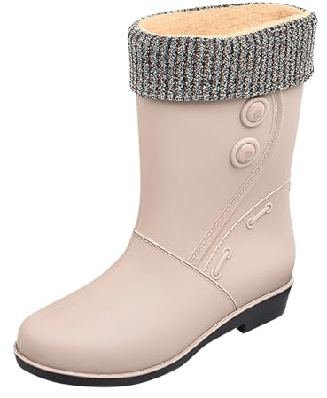 Bottes Pluie Femme De Santiag Classic Chaussure Noires Elegante Bottines Botte Neige Santiags Fantaisie Hiver Bottine Confort Cuir Boots Caoutchouc Equitation