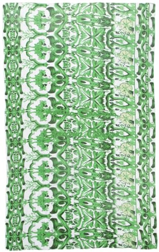 Antica Sartoria Pareo Algodon 130 cm x 180 cm Pareo strand flerfärgat tryck för kvinnor halsdukar dam halsduk damscarf. Typiska Amalfikusttryck, Grön, one size