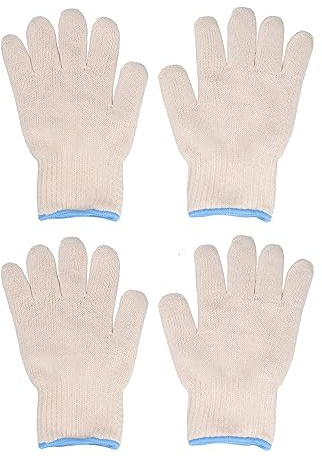 2 paires de gants à isolation thermique 300 ℃, résistants à la chaleur, antidérapants et anti-brûlures pour four barbecue