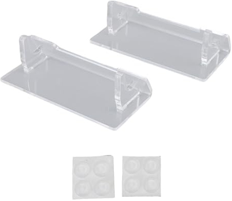 WIHFHGZ Clear Acrylic Game Console Stand, Portable Display Holder for Handheld Game Devices, Phone and Tablet - Sturdy Modern Design, Anti Slip Pads, Easy Setup for Gamers