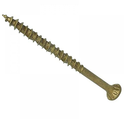 ForgeFast Countersunk Decking Screws | 4.5 x 75mm | Tan Elementech 2000 | Tub 400