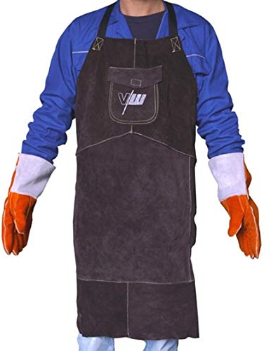 Schweißerschürze - Schutzkleidung - Leder - Hitzebeständig - One Size - VECTOR WELDING