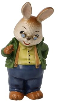 Goebel Hase Fein gemacht aus Porzellan hergestellt, Höhe: 16 cm, 66-845-45-1, Weiß