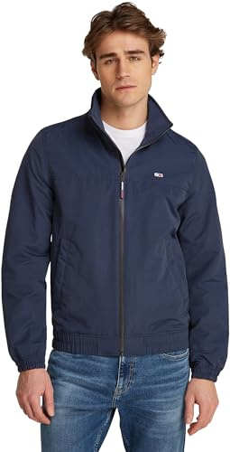 Tommy Jeans Bomber Homme Essential Casual Mi-Saison, Bleu (Dark Night Navy), XS