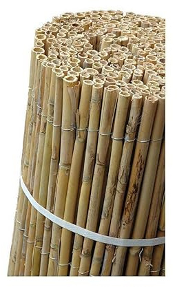 Mugar- Cañizo Nacional de Caña Entera- Muy Resistente y Vistoso- Tres Medidas Disponibles- Cerramiento Natural para Jardines y Vallados (1,5 x 5)