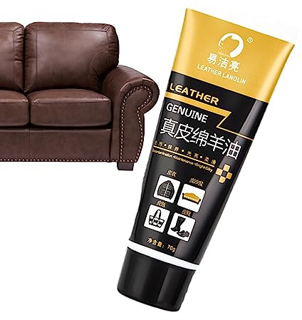 Eastuy Conditionneur de Chaussures en Cuir | Huile de Selle avec Lanoline et Cire de Palme,Assouplissant pour Cuir 70g, kit de Nettoyage et d'entretien, revitalisant pour Bottes en Cuir pour Veste