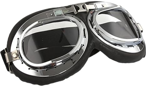Generisch Reitbrillen, ATV-Brillen - Motorrad-Reitbrille Pilotenbrille | Outdoor-Brille mit verstellbaren Trägern, staubdichte Motorradbrille über Brille für Motorrad