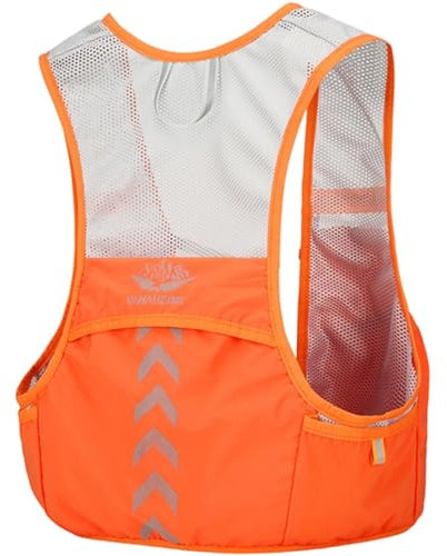 Trinkweste, Trinkrucksack, Sport-Brusttasche mit reflektierenden Streifen, Handyhalter, Trinkrucksack, Weste für Wandern, Trekking, Laufen und Radfahren