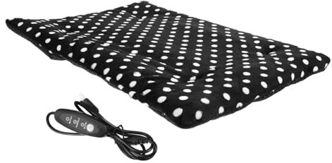BESPORTBLE Winterliche Haustier Wärmematte USB Selbsterwärmend Mit Temperaturregelung Weiches Heizkissen Für Hunde Katzen Kleintiere Faltbar Für Reisen