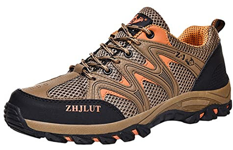 Scarpe da Tennis Scarpe Arrampicata Uomo Scarpe Trekking Uomo estive Alte Scarpe Uomo Impermeabili Scarpe Ginnastica Nere scarpiera da Esterno Ciabatte Peluche Spray Scarpe impermeabilizzante