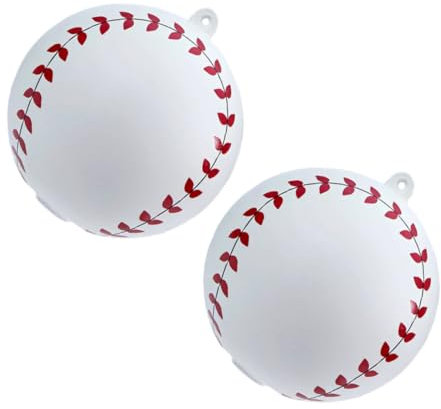 Amosfun 2 Palline Da Baseball Per Rivelare Il Del Per Feste Di Compleanno - Rivelazione Del Del - Colori Assortiti - Ecologiche E Sicure Per I Bambini