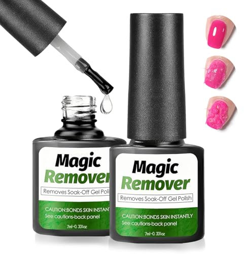 7ml Remover per Smalto per Unghie Gel, Remover Veloce per Unghie