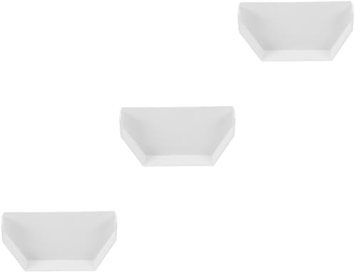 Artibetter 3pezzi Tappi Per Grondaia Resistente Chiusura Per Drenaggio Rain Gutter End Cap Facile Installazione Per Edifici Moderni e