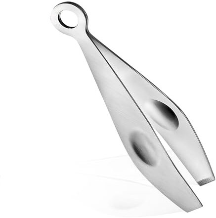 Fish Bone Removal Tweezers, Stainless Steel, Flat Mouth Design, Remove Pig Hair, Duck Feathers and Poultry Hair, Remove Fish Bones and Scales, Suitable for Kitchen Cooking and Seafood Processing