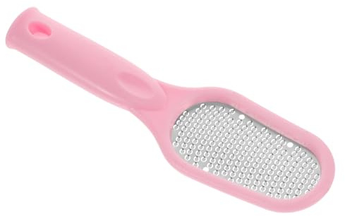 Vaguelly Lima Per Piedi Portatile in Acciaio 304 Rosa Tecnologia Levigante Per Rimozione Pelle Morta e Calli, Tavola Massaggiante Antistress Per Pedicure e Cura Piedi a Casa