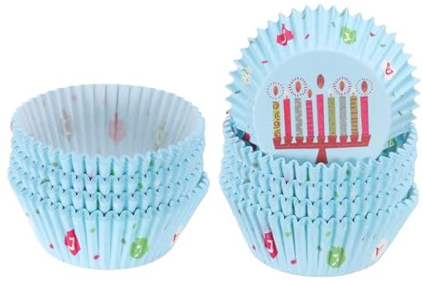 sourcing map Lot de 200 doublures à cupcakes de taille standard pour muffins en papier sulfurisé pour fête, mariage, bougies d'anniversaire