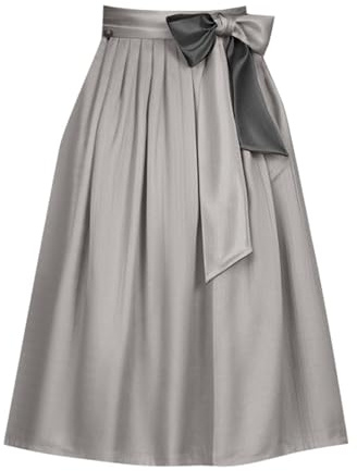 TBloevwlh Dirndlschürze 80 cm Lang Schürze Edle Glanz Trachtenmode Midi Blau Uni Dirndl Für Trachtenschürze Rosa Jacquard-Dirndlschürze Einfärbig Dirndlkleid TAFT Schwarz