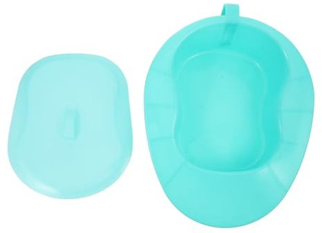 GOOHOCHY Padella Portatile Coperchio Per Pazienti Allettati, Forniture Per Letti Per Adulti, Orinatoio Comodo Per Anziani e Disabili, Utilizzo Domestico e Ospedaliero