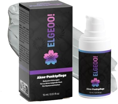 ELGEOO! Acne Spot Care with 2% Salicylic Acid - Anti Pimple Cream for Sensitive Skin, Deep Pore Cleansing Against Pimples, Blackheads & Blemishes, Spot Treatment Care