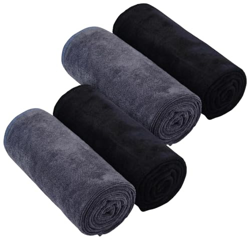TW1TGOFT 4Pack Gym Towels for Men Women - 75x35cm Microfibre Sports Towel Fast Drying & Super Absorbent Sweat Towels for Workout Yoga Camping Travel