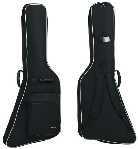 Gewa Economy 12, custodia per chitarra elettrica Explorer, antistrappo e idrorepellente, colore: nero