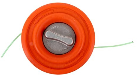 Ama Testina decespugliatore semiautomatica arancio: Testina per decespugliatore con portata di filo 15m, Diametro 2,4, Peso 340g, Made in Italy