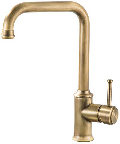 Hiendure® Küchenarmatur drehbar Spültischarmatur Altkupfer