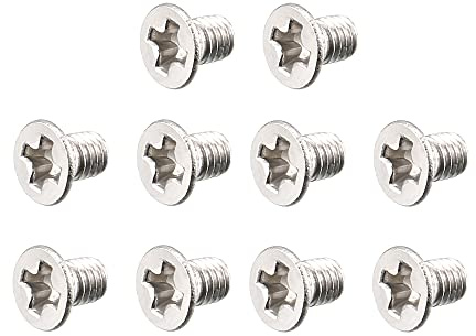 uxcell M3x5mm Phillips Flat Head Countersunk Bolts Machine Screws 100Pcs