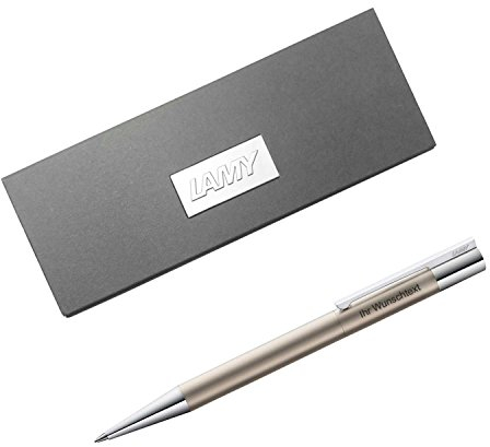 Lamy Drehbleistift scala Ti Modell 178, Titanium-Finish, inkl. Laser-Gravur