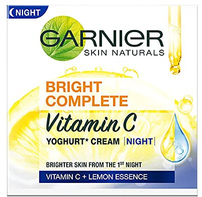 Garnier Skin Naturals Light Complete White Speed Yoghurt Night Cream, 40g