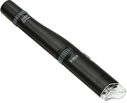 Carson MP-300 Portable LED Lighted 24-53x Pen Microscope