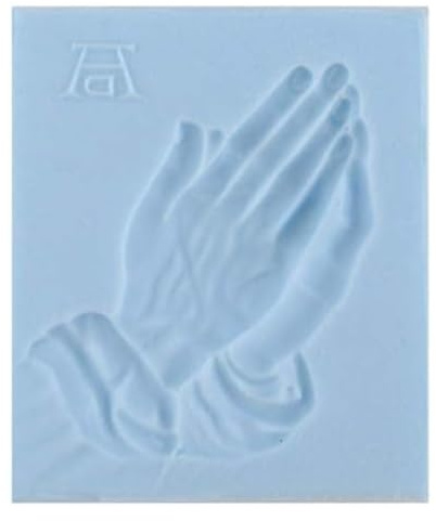 COXIMUS Silikonform betende Hände | hochwertige Silikonform für Fondant und Flowerpaste | schnell & einfach zum Reindrücken | Made in Germany